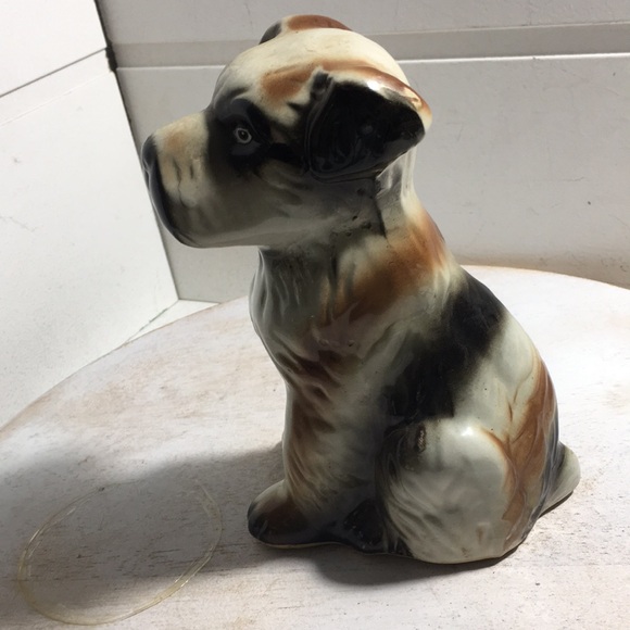 Vintage mid Century Ceramic Glazed Terrier Dog Figurine Hand Crafted In … - Picture 4 of 8